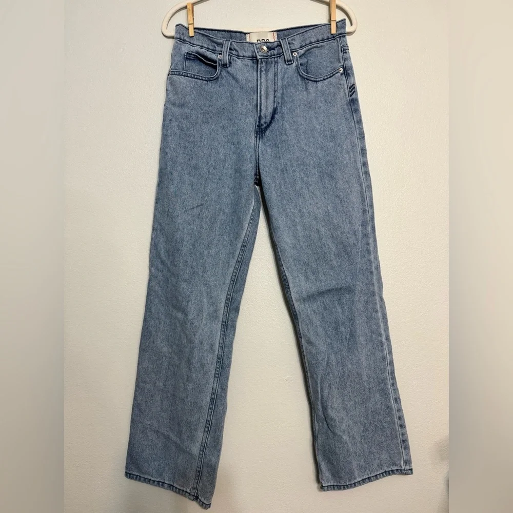 BDG Baggy Skate Fit Men’s Jeans - Size 28x30 Blue Embroidered dash / stitch